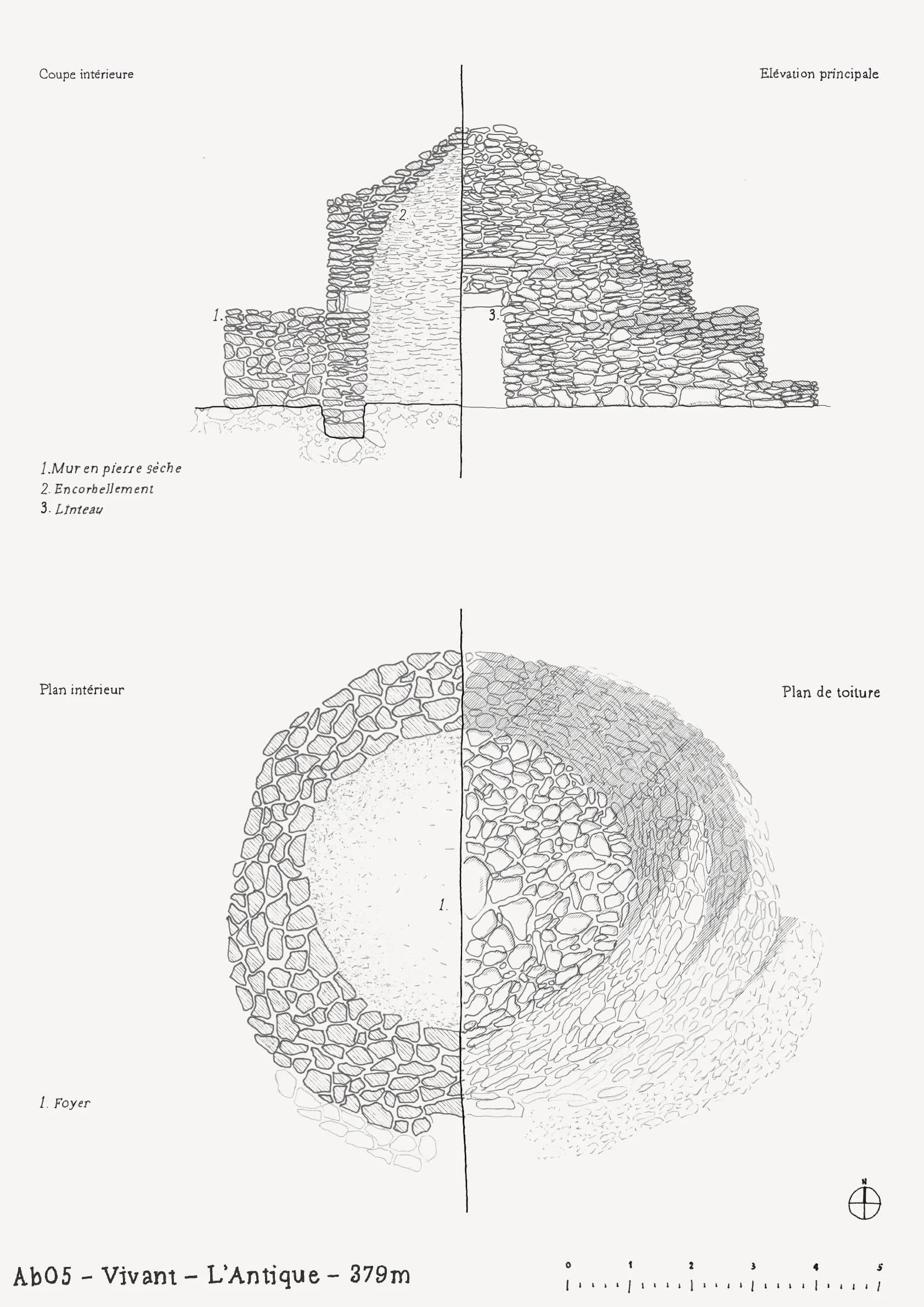 Planche architecturale — L’Antique