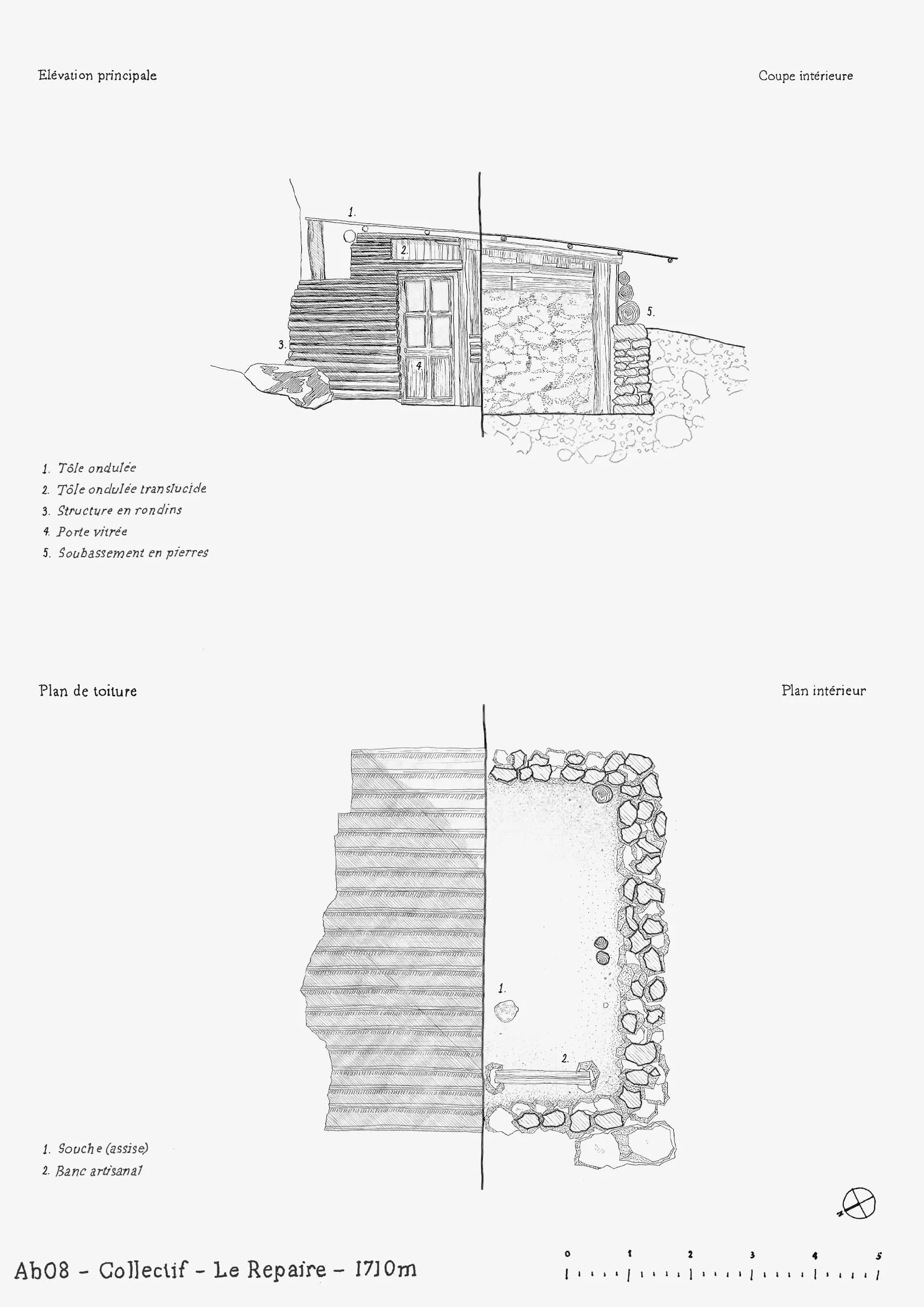 Planche architecturale — Le Repaire